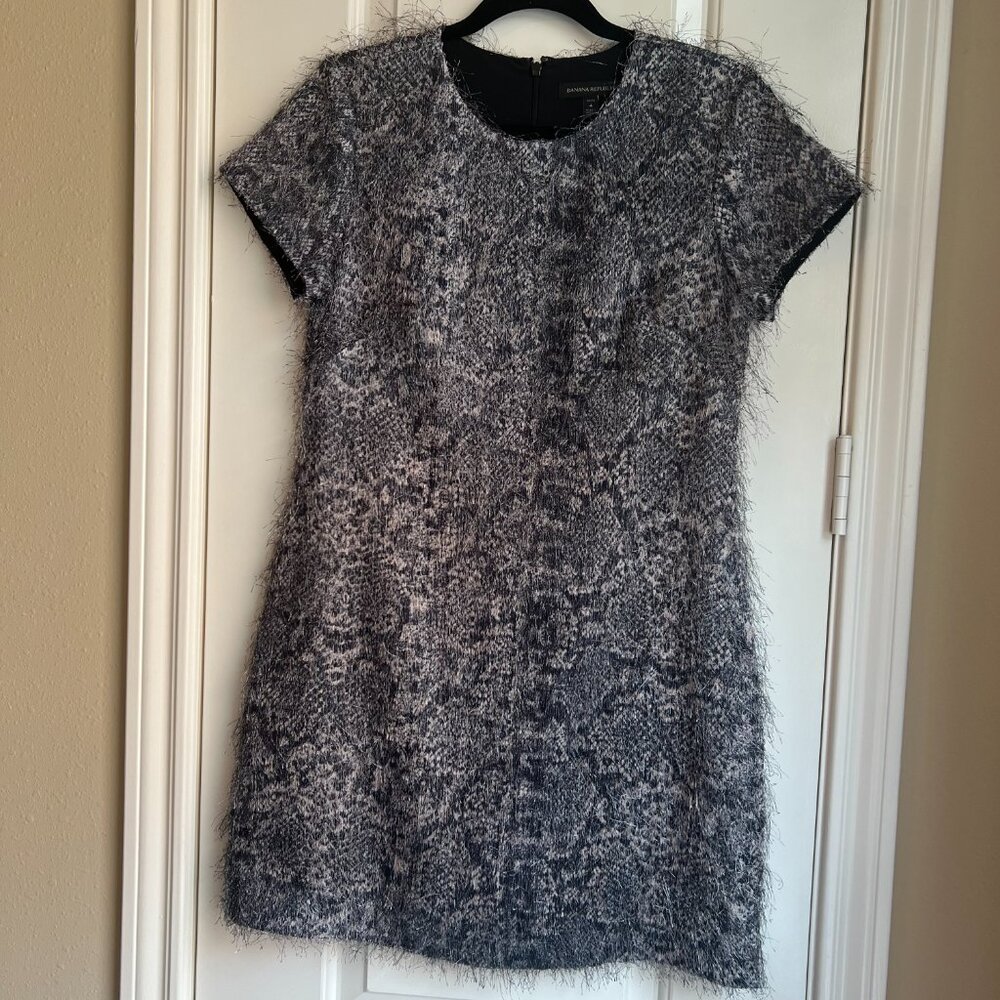 Banana Republic Fuzzy Fringe Dress
